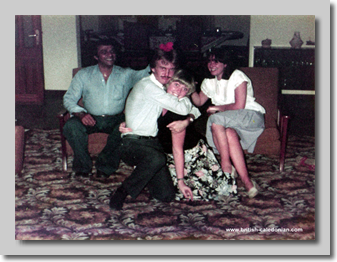 Des de Silva, Damien Breen(?), Debby Witham, Sandy Bond (Kubiak)